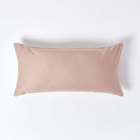 HOMESCAPES Taie d'oreiller Vison 100% coton Egyptien 1000 fils 40 x 80 cm