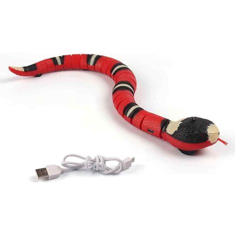 Jouet Pour Chat En Forme De Serpent - Rechargeable Par USB - Pour Jeu Intérieur - 1 Pièce (1/5)
