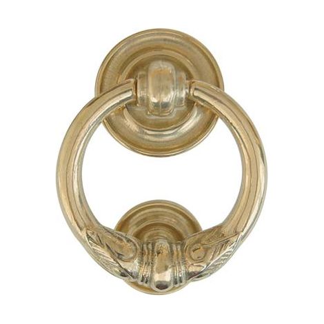 Battente per Portone Impero Cottali Ottone Lucido Mm 125X100