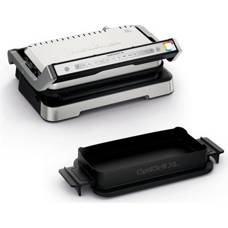 Moulinex Optigrill 4in1 XL, Griglia Elettrica, Barbecue e Forno in Unico Dispositivo, Pasto Completo, Capacità 6-8 Persone, Indicatore di Cottura, 12 Programmi Automatici, Piastre Antiaderenti, GI784D (1/5)