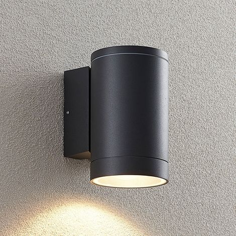 [GEBRAUCHT] B-Ware Lucande Thomke Außen Wandleuchte Wandleuchte Lampe Leuchte 1 Flammig Dunkelgrau