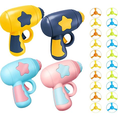 Jouet Interactif pour Chat, Jouets Interactifs Volants pour Chat avec 4 Lanceur et 20 Disques, Ensembles de Jouets Jeu en Hélicoptère Volant pour Chat, Jouets de Suivi de Chaton pour Chasse Exercice (1/5)