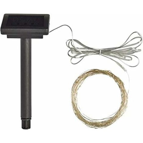 Guirlande d'extérieur LUCIOLE 100 Leds blanc SMART GARDEN (1/3)