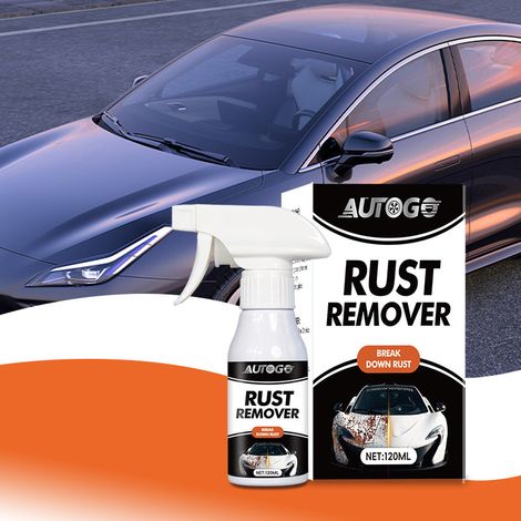 Automotive rust remover, suitable for both car and home use, removes rust and restores the shine of metal parts without damaging the original metal. Rust remover 120ml