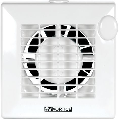 Vortice 11202 Punto Aspiratore Elicoidale da Muro 100 mm 90 m³-h 18 W 37.5 dB IPX4 colore Bianco (1/5)