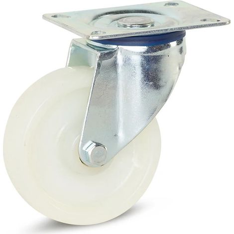 Roue pivotante - MESO - Nylon - Platine - 100mm - 200kg