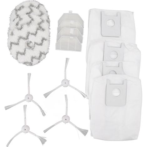 Sac à poussière, filtre, chiffon, brosse latérale, accessoires nettoyeur pour aspirateur robot Roidmi EVA SDJ06RM (1/4)