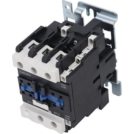 Contacteur CA à contacts argentés, circuit de commande de charge, contrôleur 50 A pour alimentation CA 380 V (1/5)