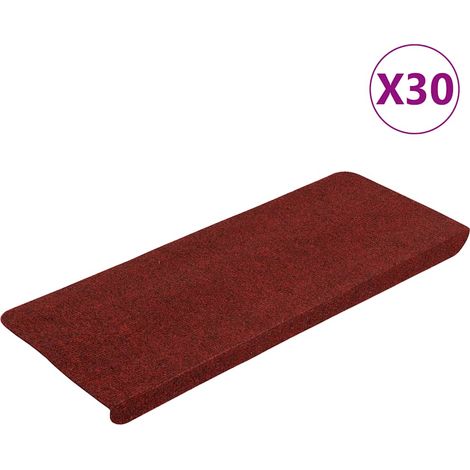 Maison Exclusive - Stufenmatten Selbstklebend 30 Stk. Rot 65x22,5