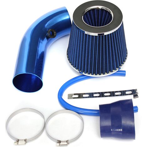 Sistema universale di tubi flessibili per aspirazione aria fredda per auto, filtro da 64-76 mm/3 pollici, sistema di tubi flessibili ad induzione ad alto flusso (1/5)