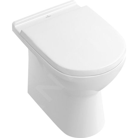 WC à chasse d'eau profonde O.novo 360x560x400mm sans socle, sortie horizontale, blanc Alpin cplus (1/5)