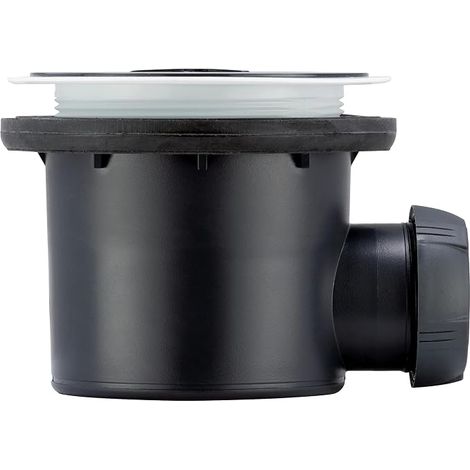 Bonde Tourbillon pour receveur design ou à carreler, Wirquin 30722460, gris