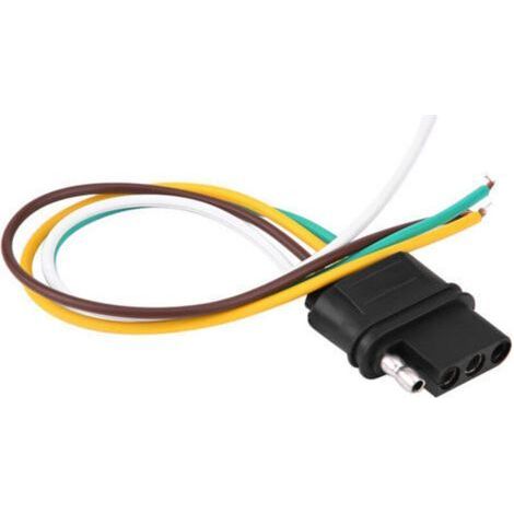 4 Pin Trailer Socket Wiring Connector Towing Light Socket Socket Kit TM8010 (1/5)