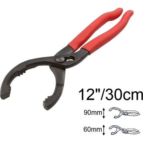 Chiave/Pinza per filtro olio regolabile professionale 60-90mm