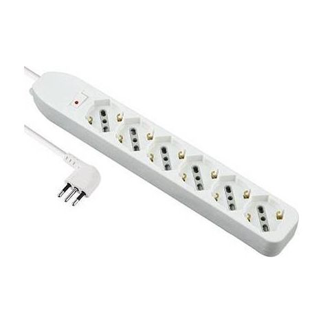 2,00000000000000000000 x MULTIPRESA BIPASSO SCHUKO + TERMICO ELECTRALINE