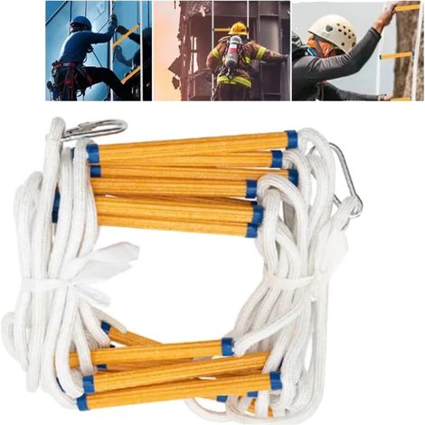 Échelle de secours, longueur de 12 m, capacité de charge de 200 kg, étanche et ignifuge (1/5)