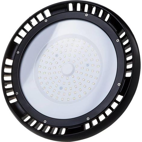 TrAdE Shop Traesio - Lampada Industriale Faretto Led High Bays 100w Gallerie Ufo 6400k Ip65 Esterno -