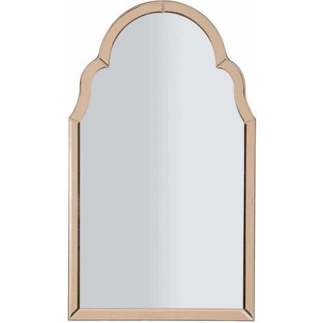 TANGIER WALL MIRROR PINK CM 47X1X80 ( INSIDE MIRROR SIZE CM 41X74) (1/4)