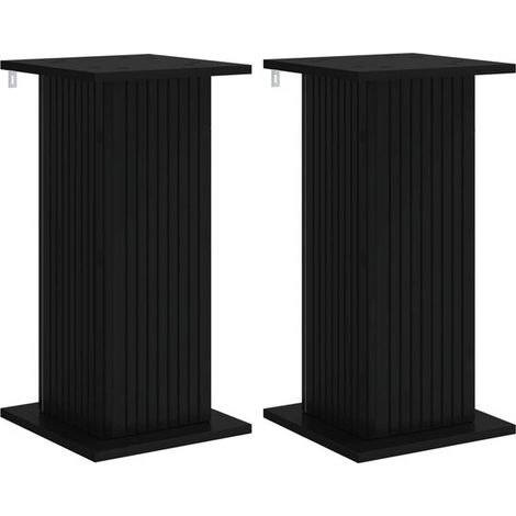Support pour plantes (lot de 2), noir, 30,5 x 30 x 60,5 cm (1/5)