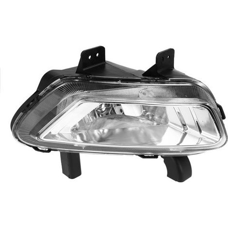 1 transparent ABS car right front bumper fog light assembly with bulb (1/5)