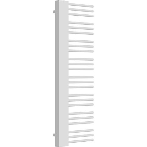 Radiatore scaldasalviette da bagno acciaio 50 mm 146 x 45 cm bianco 030010404