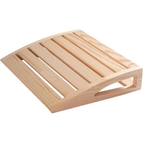 Oreiller en bois pour sauna – Appui-cervical ergonomique en bois naturel, confortable et spacieux, adapté aux adolescents, femmes, jeunes filles et hommes