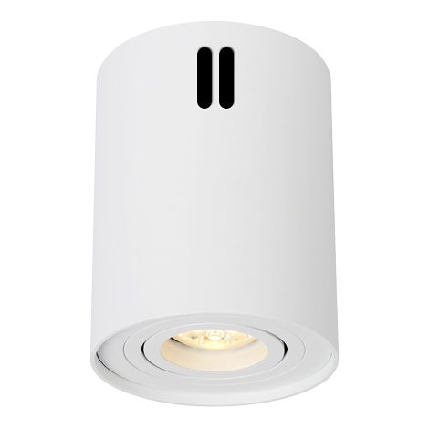 IluminaShop - Plafon de Superficie Basculante Circular Blanco para GU10 (1/3)