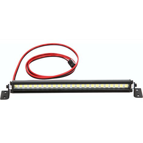 Barre lumineuse 24 LED pour toit, accessoire RC pour Scx10 1/10 voiture 4WD, décoration éclairage noir (1/5)