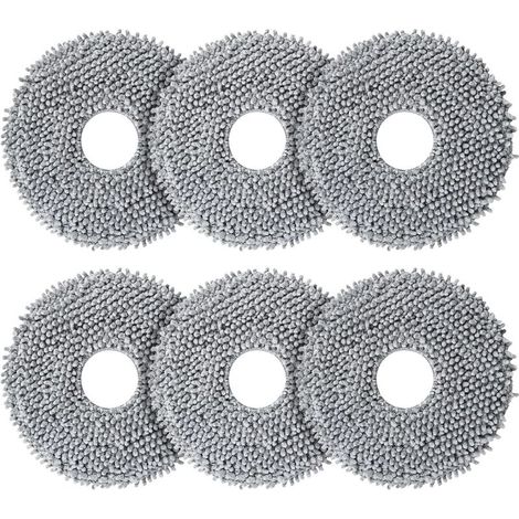Confezione da 6 spazzole di ricambio per robot aspirapolvere Roborock Saros 10R, Q Revo, Qrevo MaxV, Qrevo Master, Qrevo Slim, Qrevo Pro, Qrevo S e Qrevo Curve. (1/4)
