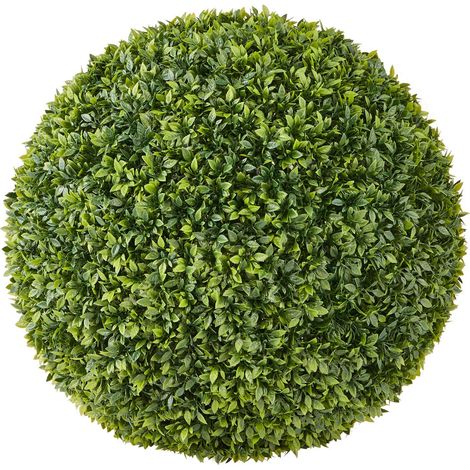 Boules de topiaire artificielles en buis synthétique de 584 mm, décoration réaliste pour jardin, balcon, patio et intérieur (1/5)