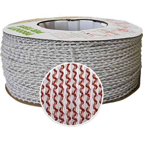 CORDONCINO PER TENDA 'COCO' colore cristal/marrone- 5.5 kg  - MADE IN ITALY