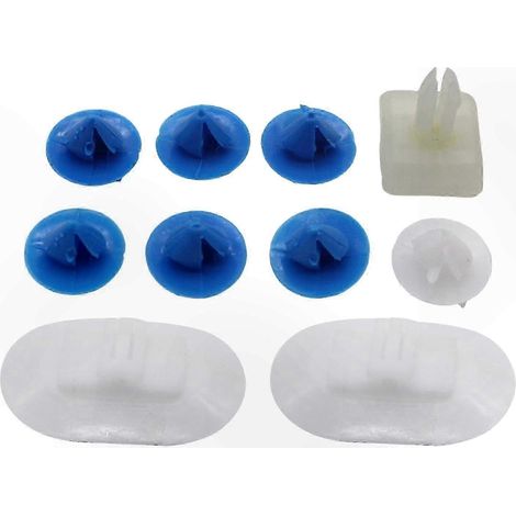 Lot de 10 clips de fixation pour bas de caisse DS3 1610186180 (1/4)