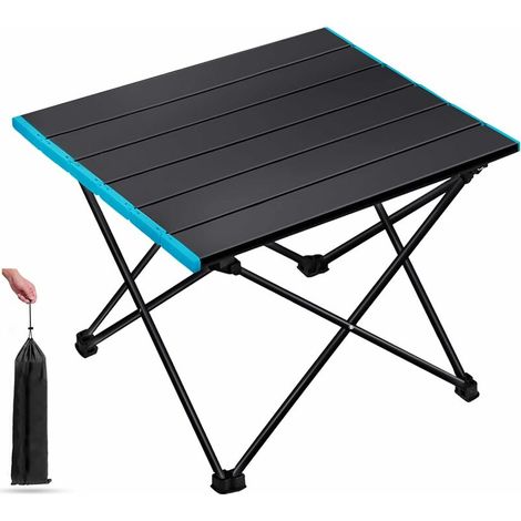40x35x29cm Table Pliante Camping, Table Camping Aluminium Alliage d'aluminium Ultra-légère Portable avec Sac de Transport, pour Camping Jardin Balcon (1/5)