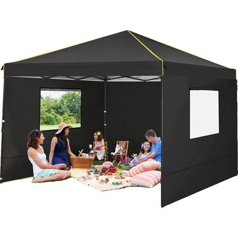 Tente Gazebo, Auvent Imperméable, Pop-Up Portable (1/2)