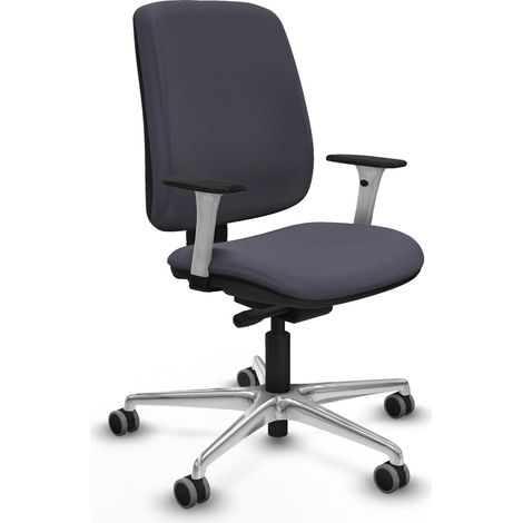 Chaise de bureau piqueras y crespo Alares blanc mousse ergonomique (1/2)