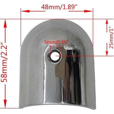 Semi-circular corner protectors, 316 stainless steel, mirror polished, for marine, yacht, and RV use - Corner protectors - Corner protectors (1/4)