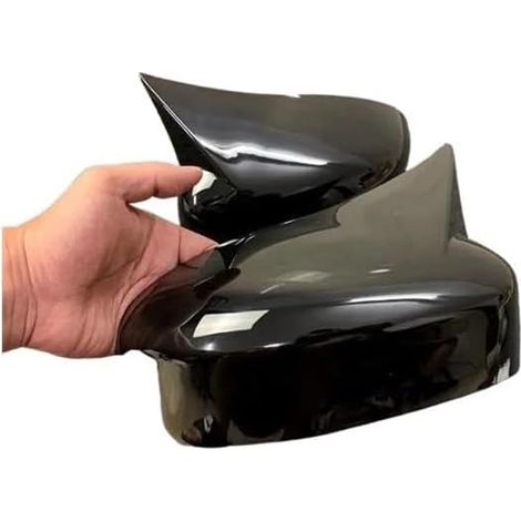 Accesorio para cubiertas de espejo retrovisor de coche, carcasa de espejo retrovisor de BATMAN en negro brillante para Ford Focus 3-3.5 2012 2013 2014 2015 2016 2017 2018 (color (1/3)