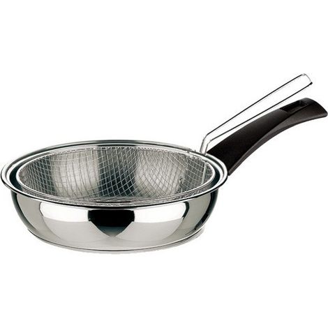 POÊLE INOX AVEC PANIER