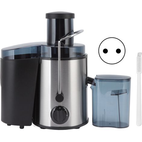 Extracteur de jus 600W acier inoxydable PP, machine à jus pour fruits et légumes, séparation de pulpe (1/5)