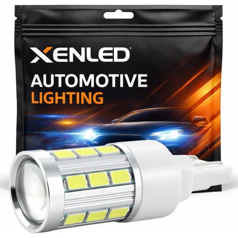 Ampoule 21 LED SG - W21/5W - Blanc - 7443 - W3x16q - Xenled 12V double intensité