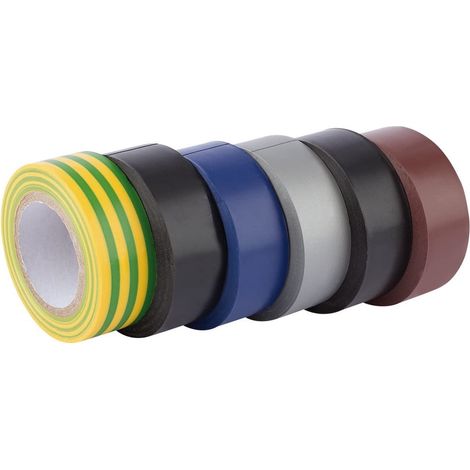 Draper 90086-6 nastri isolanti colorati (10 m x 19 mm)