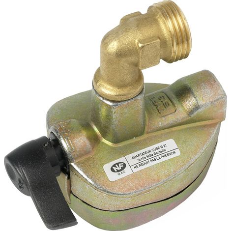 Butan-/Propangasadapterhahn für Würfel und Viseo x Durchm.27mm, BUTAGAZ BUTAGAZ