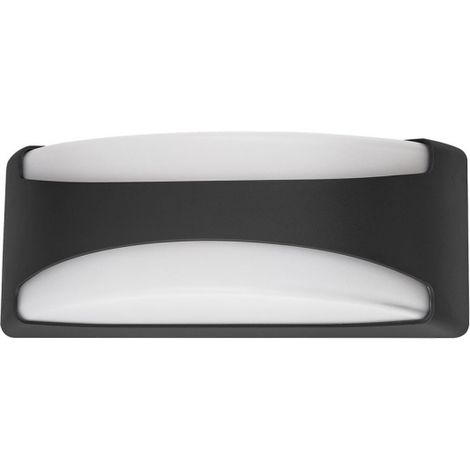 FAB 126661009 Aplique Exterior Daikon 1xe27 Negro Ip65 Policarbonato 13,2x32x13 Cm