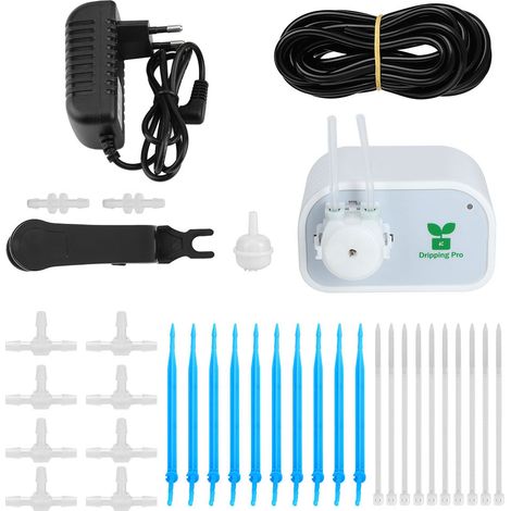 Programmeur d'arrosage intelligent WiFi Bluetooth, système d'irrigation automatique pour 8 pots, contrôle via application mobile, idéal balcon (1/5)