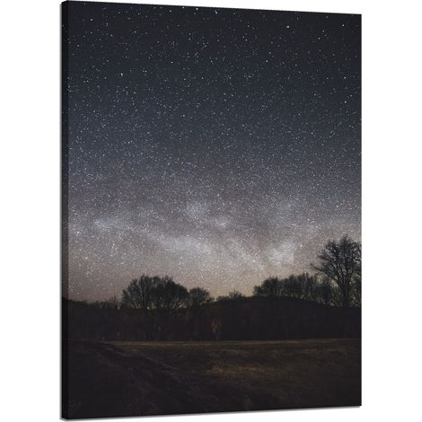 Leinwanddruck Weltraum Sternenhimmel 50x70 cm