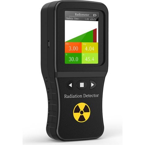 Rilevatore di radiazioni nucleari come un multi-funzione di dispositivo per il rilevamento dell'intensità dei raggi X, β e γ, il monitoraggio in tempo reale, schermo a colori da 2,8 pollici, con un se (1/5)