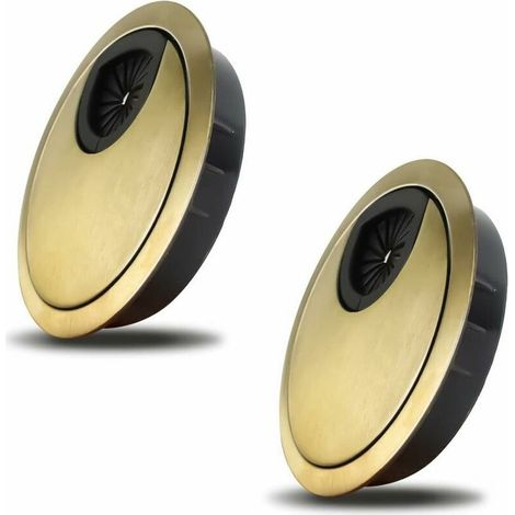 Stück Noble 60mm Kabeldurchführungsabdeckung für Büros, Schreibtische und Arbeitsplatten