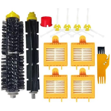 Pour iRobot Roomba s��rie 700 (770, 780, 790, 772, 774, 775, 760) : brosses lat��rales principales, filtre HEPA, pi��ces de rechange et accessoires