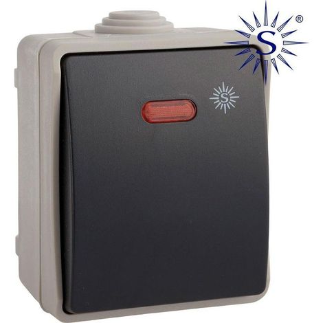 Interruttore luminoso impermeabile IP54 (retrattile) Solera 3303IL