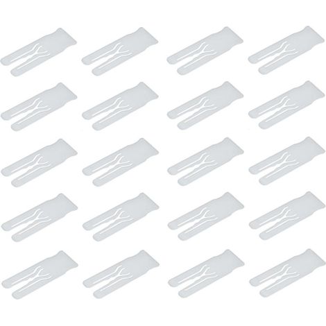 20x plaquette d'écartement cale entretoise 70x24,5mm blanc mise à niveau compensation utilisation polyvalente, épaisseur 1mm (1/2)